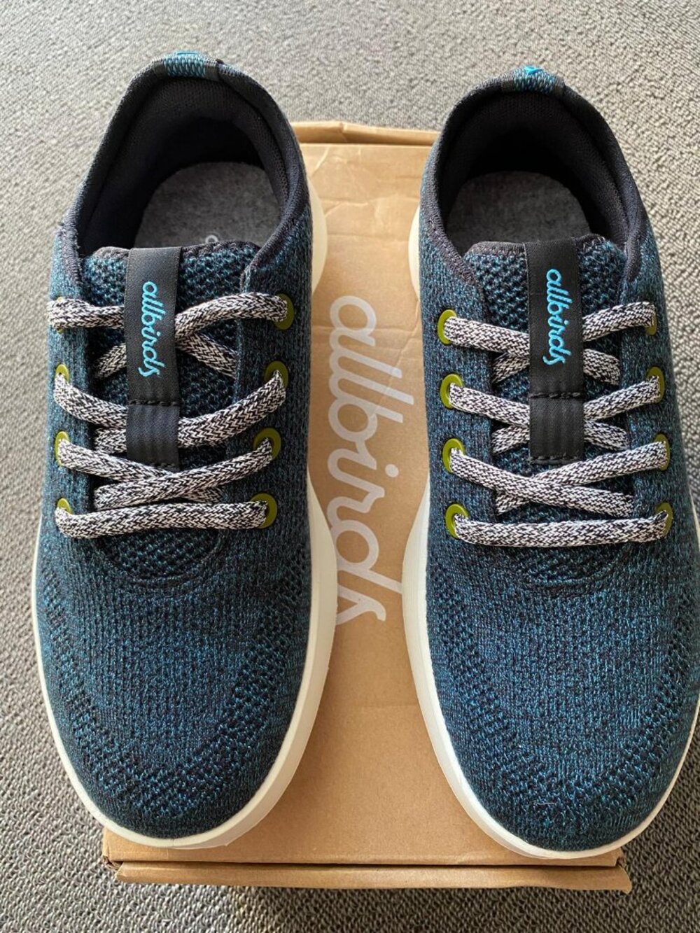 New Allbirds Tree Runner Go Womens Size W7 Blue Athletic Running Shoes Sneakers